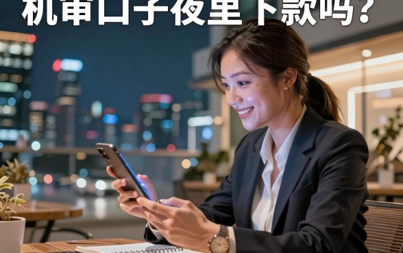 机审口子夜里下款吗?深夜审核秒下款的口子推荐
