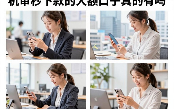 机审秒下款的大额口子真的有吗，哪里能找到靠谱的秒下款平台