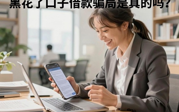 黑花了口子借款骗局是真的吗？黑户花户贷款被骗怎么办