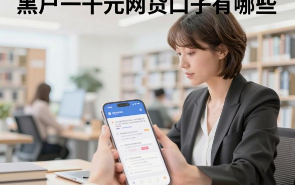 黑户一千元网贷口子有哪些,黑户能下款的网贷推荐