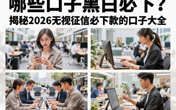 哪些口子黑白必下？揭秘2026无视征信必下款的口子大全