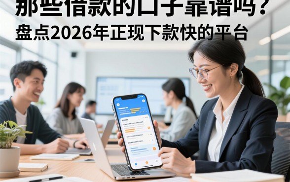 那些借款的口子靠谱吗？盘点2026年正规下款快的平台