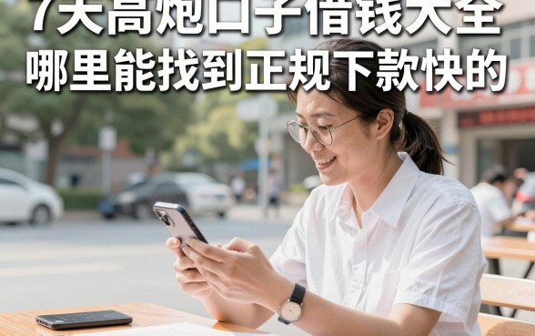 7天高炮口子借钱大全，哪里能找到正规下款快的？
