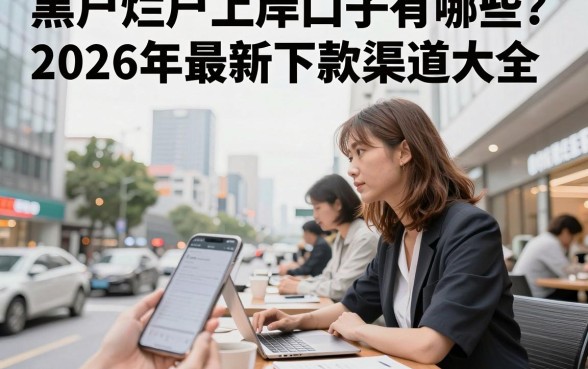 黑户烂户上岸口子有哪些?2026年最新下款渠道大全