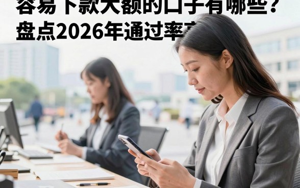 容易下款大额的口子有哪些?盘点2026年通过率高的正规平台