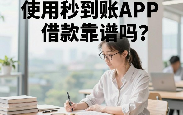 使用秒到账APP借款靠谱吗？使用秒到账APP借款怎么操作