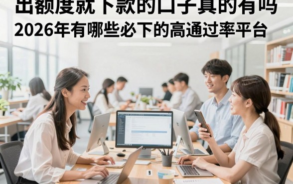 出额度就下款的口子真的有吗,2026年有哪些必下的高通过率平台