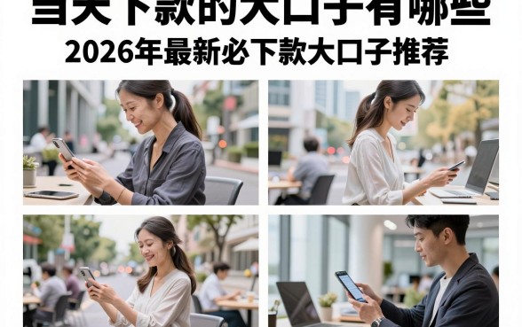 当天下款的大口子有哪些,2026年最新必下款大口子推荐