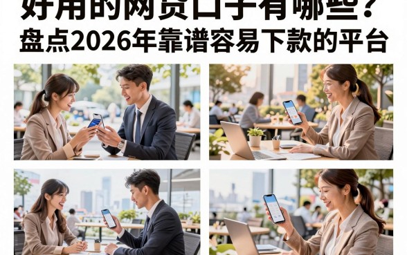 好用的网贷口子有哪些？盘点2026年靠谱容易下款的平台