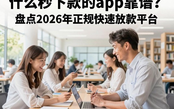 什么秒下款的app靠谱？盘点2026年正规快速放款平台