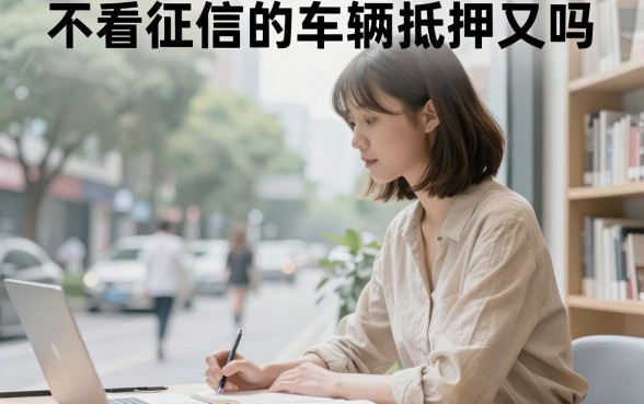 不看征信的车辆抵押又吗，征信黑户能办理车辆抵押贷款吗
