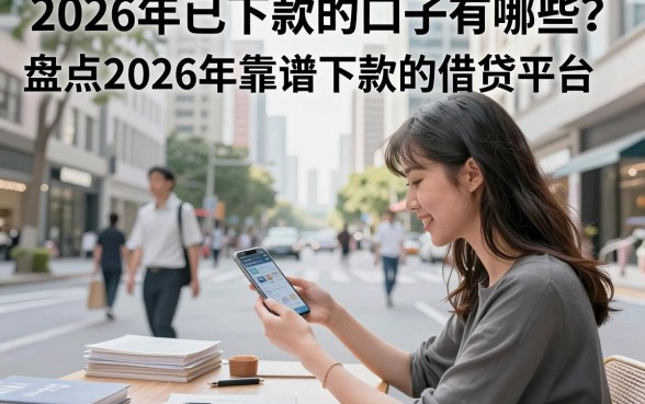 2026年已下款的口子有哪些？盘点2026年靠谱下款的借贷平台