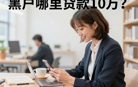 黑户哪里贷款10万?征信黑户哪里可以贷款十万
