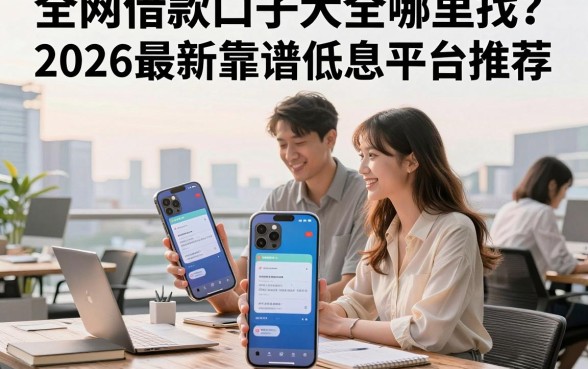 全网借款口子大全哪里找?2026最新靠谱低息平台推荐