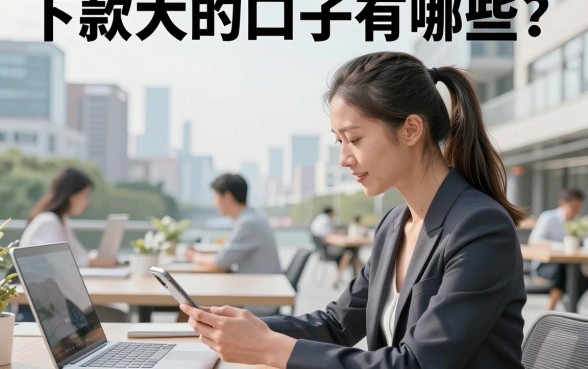 下款大的口子有哪些?2026年最新容易下款的大额口子推荐