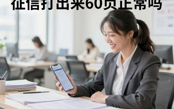 征信打出来60页正常吗,征信报告太厚怎么消除记录