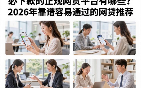 必下款的正规网贷平台有哪些？2026年靠谱容易通过的网贷推荐