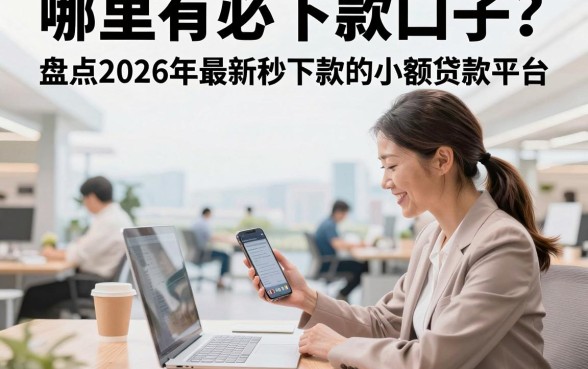 哪里有必下款口子?盘点2026年最新秒下款的小额贷款平台