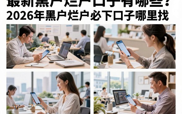 最新黑户烂户口子有哪些?2026年黑户烂户必下口子哪里找