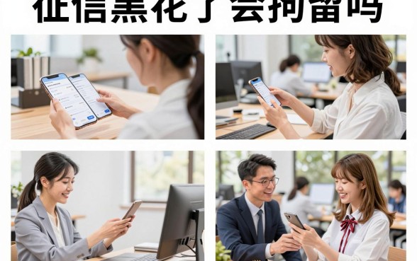 征信黑花了会拘留吗，征信黑了怎么洗白恢复