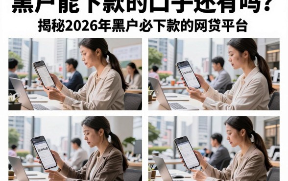 黑户能下款的口子还有吗？揭秘2026年黑户必下款的网贷平台