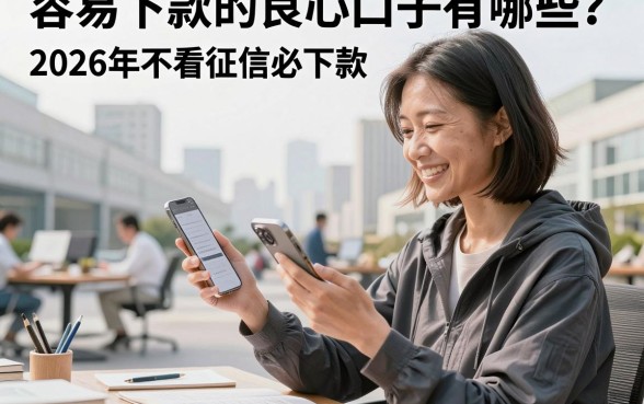 容易下款的良心口子有哪些？2026年不看征信必下款的正规平台推荐