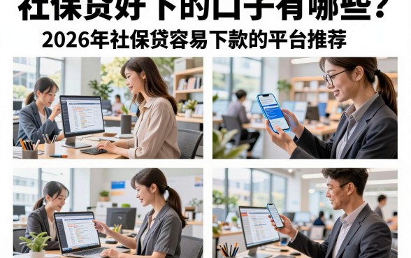 社保贷好下的口子有哪些?2026年社保贷容易下款的平台推荐