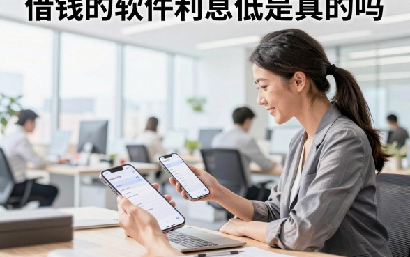 借钱的软件利息低是真的吗,2026正规低息借款平台排行榜