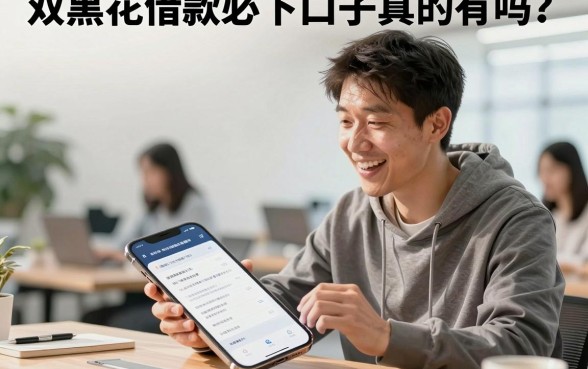 双黑花借款必下口子真的有吗？双黑户哪里能借到钱