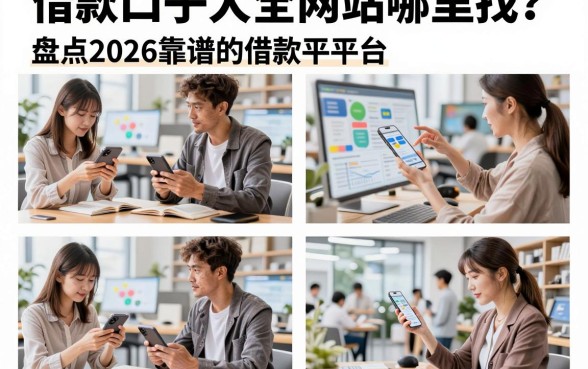 借款口子大全网站哪里找？盘点2026靠谱的借款平台推荐