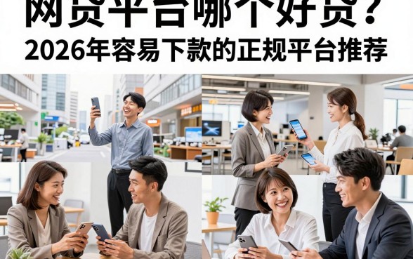 网贷平台哪个好贷？2026年容易下款的正规平台推荐