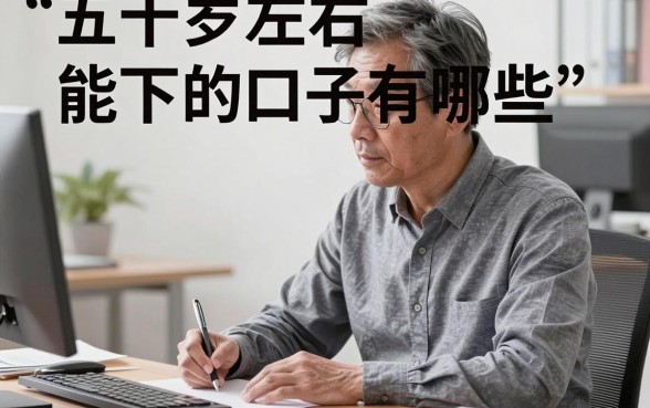 五十岁左右能下的口子有哪些,五十岁还能在哪里借到钱
