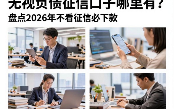 无视负债征信口子哪里有？盘点2026年不看征信必下款的贷款平台