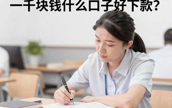 一千块钱什么口子好下款？正规小额贷款平台推荐