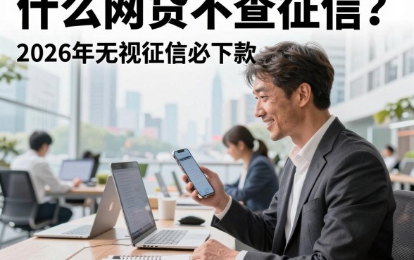 什么网贷不查征信?2026年无视征信必下款的贷款平台推荐