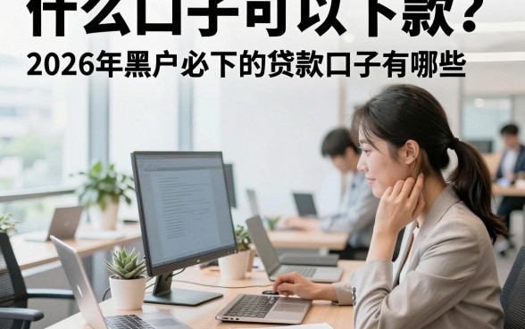 什么口子可以下款?2026年黑户必下的贷款口子有哪些
