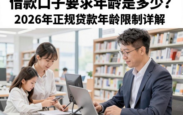 借款口子要求年龄是多少?2026年正规贷款年龄限制详解