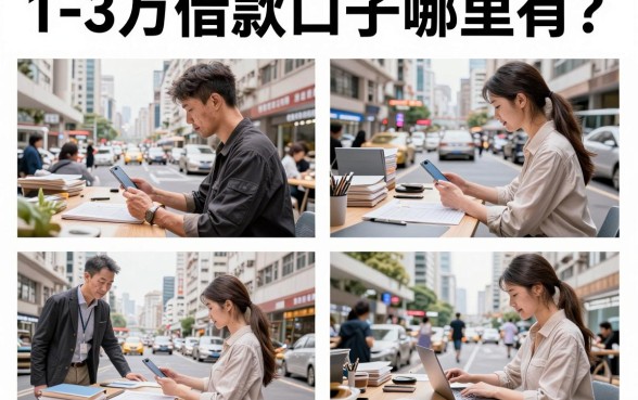 1-3万借款口子哪里有?2026年容易下款的小额贷款平台推荐