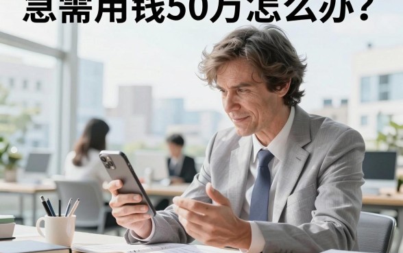 急需用钱50万怎么办？哪里能快速借到50万？