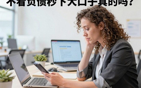 不看负债秒下大口子真的吗？无视征信黑户哪里能贷款？