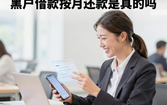 黑户借款按月还款是真的吗，黑户哪里可以借钱按月还款
