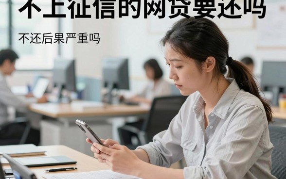 不上征信的网贷要还吗，不还后果严重吗
