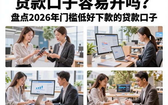 贷款口子容易开吗?盘点2026年门槛低好下款的贷款口子
