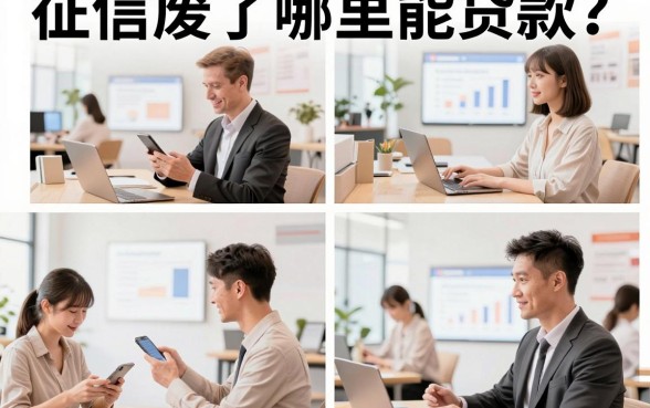 征信废了哪里能贷款?还能下款的平台有哪些