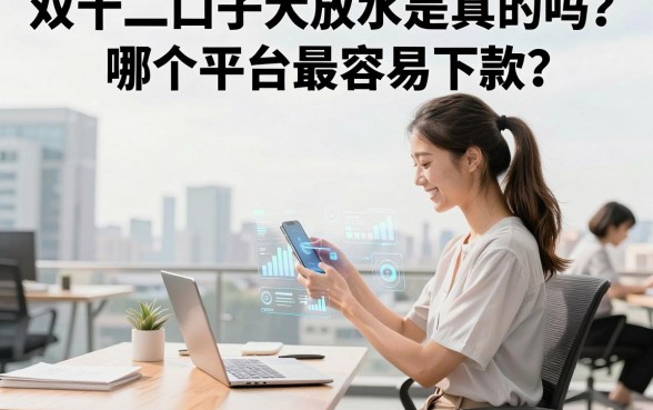 双十二口子大放水是真的吗?哪个平台最容易下款?