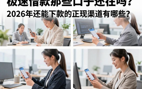 极速借款那些口子还在吗？2026年还能下款的正规渠道有哪些？