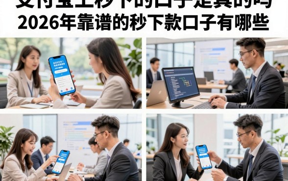 支付宝上秒下的口子是真的吗,2026年靠谱的秒下款口子有哪些