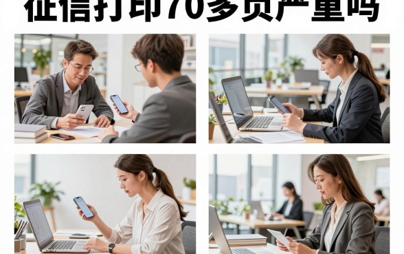 征信打印70多页严重吗，征信报告页数多说明什么问题