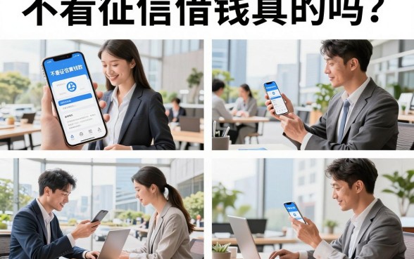 不看征信借钱真的吗？哪里可以不看征信快速下款