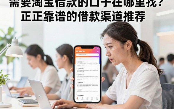 需要淘宝借款的口子在哪里找?正规靠谱的借款渠道推荐